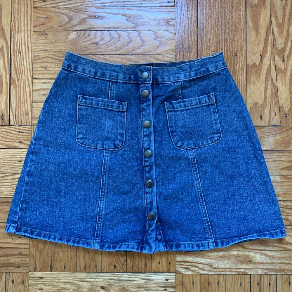 BDG Jean Mini Skirt